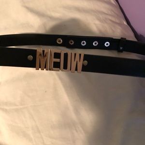 Meow snap adjustable belt